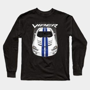 Viper SRT10-white and blue Long Sleeve T-Shirt